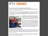 iptv-games.de Webseite Vorschau