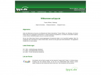 ipyx.de Webseite Vorschau