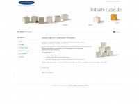 iridium-cube.de Webseite Vorschau