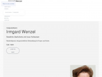 irmgard-wenzel.de Webseite Vorschau