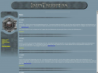 irontroopers.de Webseite Vorschau