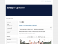isarsegelflugcup.de Webseite Vorschau