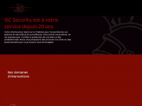 isc-security.ch Webseite Vorschau