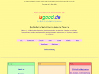 isgood.de Webseite Vorschau