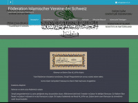 islam-cf.ch Webseite Vorschau