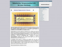 islam-salzburg.at Webseite Vorschau
