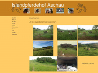 islandpferdehof-aschau.at Webseite Vorschau