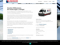 iso-lindinger.at Webseite Vorschau