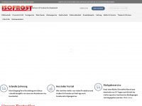 isofrost.de Webseite Vorschau
