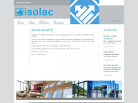 isolac.ch Webseite Vorschau