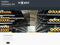 isoplus.ch Webseite Vorschau