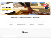 isover.ch Webseite Vorschau