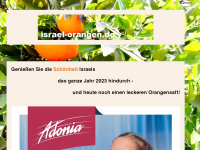 israel-orangen.de Webseite Vorschau