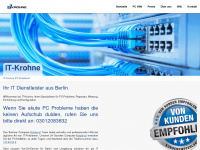 it-krohne.de Webseite Vorschau