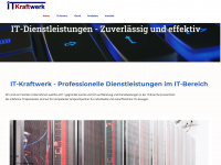 it-kraftwerk.de Webseite Vorschau