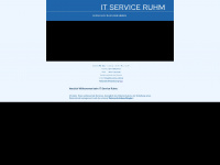 it-service-ruhm.de Webseite Vorschau