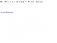 it-services-antoniadis.de Webseite Vorschau