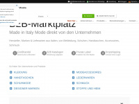 italianmoda.de Webseite Vorschau