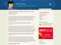 akne-blog.de Webseite Vorschau