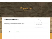 dopaso.de Webseite Vorschau