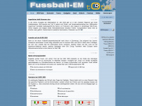 fussball-em-total.de Webseite Vorschau