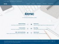 itronic.at Webseite Vorschau