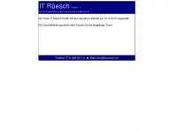 itruesch.ch Webseite Vorschau