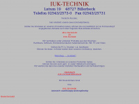iuk-technik-billerbeck.de Webseite Vorschau