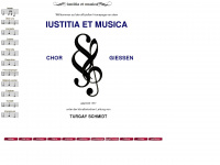 iustitia-et-musica.de Webseite Vorschau