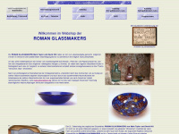 romanglassmakers.de Webseite Vorschau