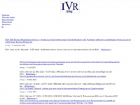 ivr-blog.de Webseite Vorschau