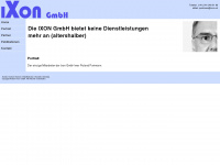 ixon.ch Webseite Vorschau