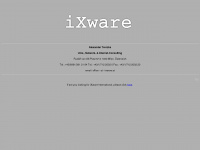ixware.at Webseite Vorschau