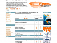 ja-dental.de Webseite Vorschau