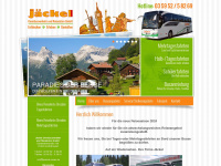 jaeckel-reisen.de Webseite Vorschau