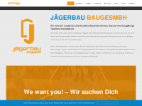 jaegerbau.at Webseite Vorschau