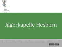 jaegerkapelle-hesborn.de Webseite Vorschau
