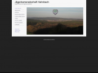 jaegerkameradschaft-hahnbach.de Webseite Vorschau