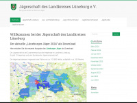 jaegerschaft-lueneburg.de Webseite Vorschau