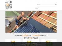 jaeggisolar.ch Webseite Vorschau