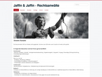 jaffin.de Webseite Vorschau
