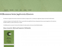 jagd-klosters.ch Webseite Vorschau