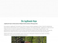 jagdbaude-wildpark-knuell.de Webseite Vorschau