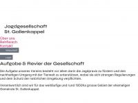 jagdgesellschaftstgallenkappel.ch Webseite Vorschau