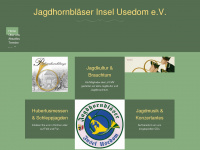 jagdhornblaeser-usedom.de Webseite Vorschau