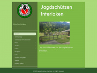 jagdschuetzen-interlaken.ch Webseite Vorschau