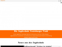 jagdschule-teutoburgerwald.de Webseite Vorschau