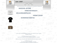 jahr1987.de Webseite Vorschau