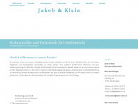 jakob-klein.de Webseite Vorschau