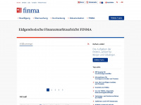 finma.ch Webseite Vorschau